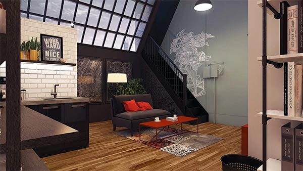 طراحی اتاق انتظار توسط طراح داخلی Decorilla ، Mladen C