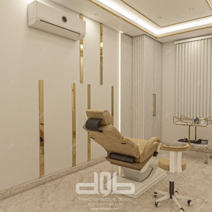 اتاق معاینه مطب دکتر رحیمی نژاد